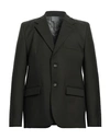 Vtmnts Man Blazer Military Green Size M Virgin Wool, Elastane In Green