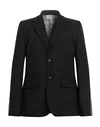 Vtmnts Man Blazer Military Green Size M Virgin Wool, Elastane In Black