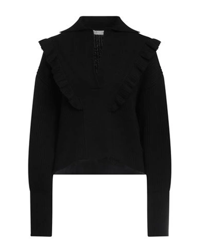 Philosophy Di Lorenzo Serafini Woman Sweater Black Size 6 Polyamide, Elastane