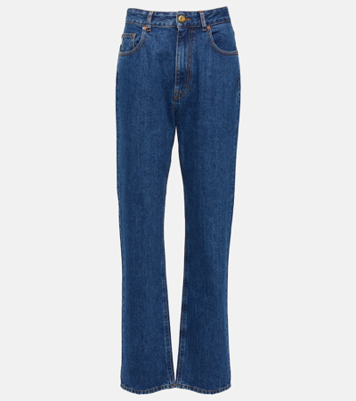 Blazé Milano Norico High-rise Straight Jeans In Blue