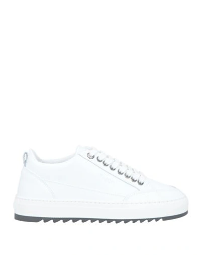 Mason Garments Man Sneakers White Size 6 Soft Leather