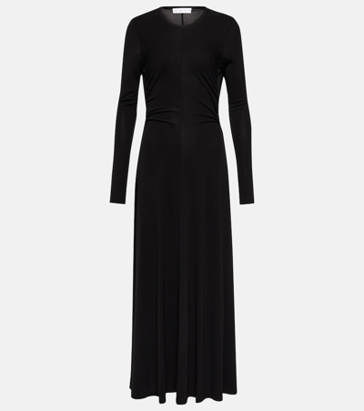 Proenza Schouler White Label Cutout Jersey Maxi Dress In Black