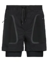 Dsquared2 Man Shorts & Bermuda Shorts Black Size 36 Cotton, Elastane, Polyamide