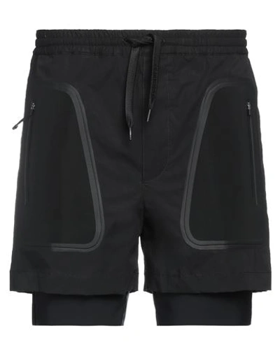 Dsquared2 Man Shorts & Bermuda Shorts Black Size 34 Cotton, Elastane, Polyamide
