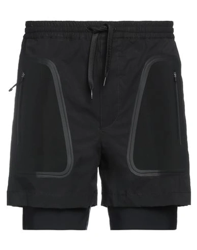 Dsquared2 Man Shorts & Bermuda Shorts Black Size 36 Cotton, Elastane, Polyamide In Black