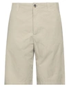Kenzo Man Shorts & Bermuda Shorts Beige Size 46 Cotton In Beige