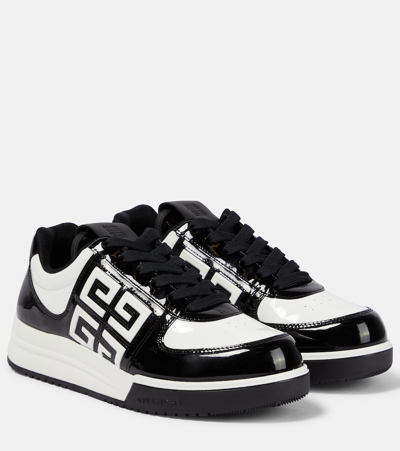 Givenchy G4 Leather Low-top Sneakers In Nero