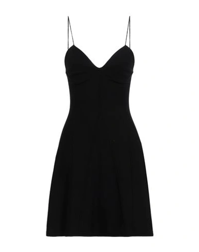 Dsquared2 Woman Mini Dress Black Size L Viscose, Polyester