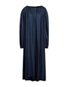 Sofie D'hoore Woman Midi Dress Navy Blue Size 6 Wool