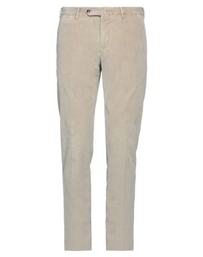 Pt Torino Man Pants Beige Size 34 Cotton, Lyocell, Elastane In Beige
