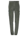 Pt Torino Man Pants Military Green Size 34 Cotton, Lyocell, Elastane