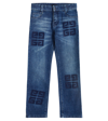 GIVENCHY 4G MID-RISE STRAIGHT JEANS