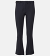 S Max Mara Umanita Cotton-blend Pants In Black