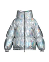 Dolce & Gabbana Woman Puffer Silver Size 6 Polyamide In Silver