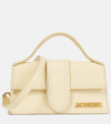 Jacquemus Le Bambino Mini Leather Shoulder Bag In White