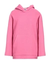 Msgm Pouch-pocket Hoodie In Pink