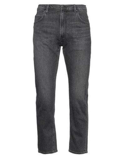 Lee Man Denim Pants Black Size 31w-30l Cotton, Elastomultiester, Elastane In Grey