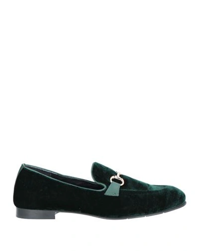 Poesie Veneziane Woman Loafers Dark Green Size 11 Soft Leather