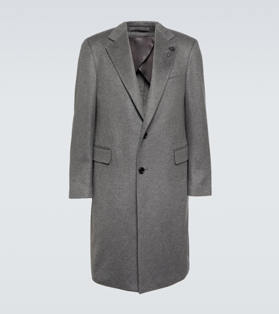 Lardini Cashmere Coat In Grey