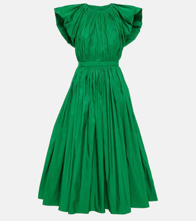 green emerald velvet dress Pretty in Pleats Maxi Dress: Kelly Green – Bella and Bloom Boutique main image 0