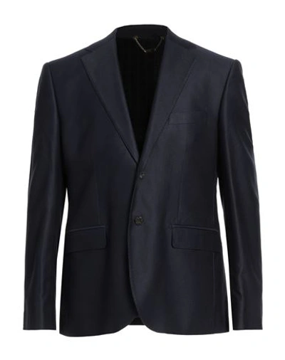 Billionaire Man Suit Jacket Midnight Blue Size 48 Viscose