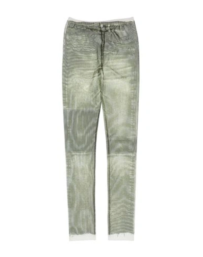 Mm6 Maison Margiela Woman Leggings Green Size Xs Polyester, Elastane