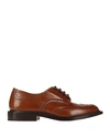 TRICKER'S TRICKER'S MAN LACE-UP SHOES TAN SIZE 9 SOFT LEATHER