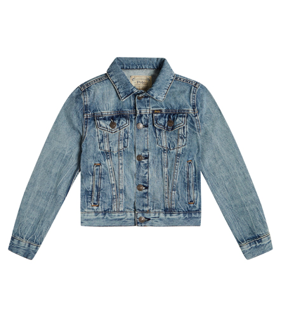 Polo Ralph Lauren Kids' Denim Jacket In Blue