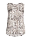 Kangra Cashmere Kangra Woman Top Dove Grey Size 6 Viscose, Silk, Elastane