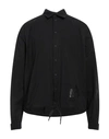 Dsquared2 Man Shirt Black Size 38 Cotton, Elastane In Black