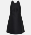 Prada Minikleid Aus Einem Wollgemisch In Black
