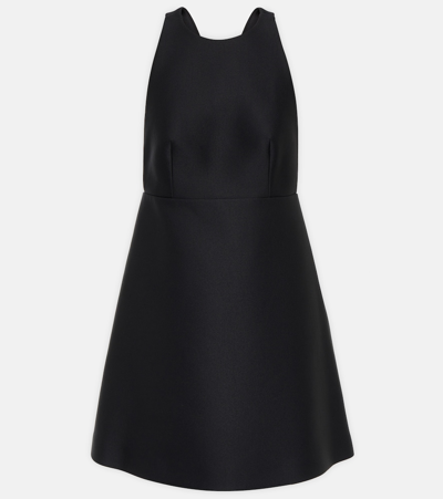 Prada Minikleid Aus Einem Wollgemisch In Black