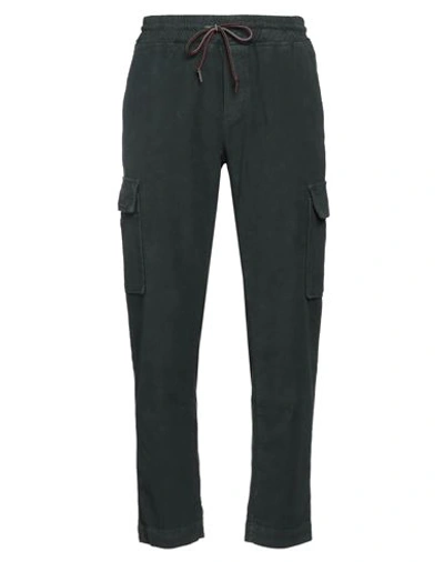Shoe® Shoe Man Pants Dark Green Size M Cotton, Elastane