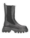 Copenhagen Studios Woman Ankle Boots Black Size 12 Soft Leather In Black