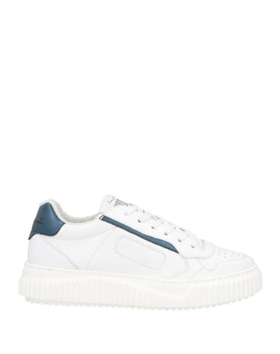 Voile Blanche Woman Sneakers White Size 11 Textile Fibers