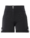 Byblos Woman Shorts & Bermuda Shorts Black Size 6 Polyamide, Elastane In Black