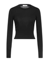 Suoli Woman Sweater Black Size 10 Cashmere, Wool