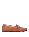 Tod's Gommino Double T Driving Loafers In Brown Leather In Brown