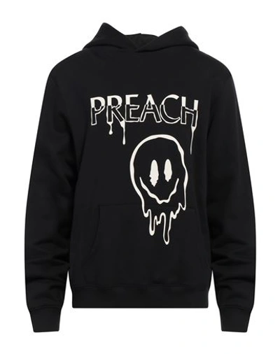 Preach Man Sweatshirt Black Size Xl Cotton