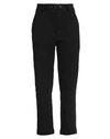 Brand Unique Woman Pants Black Size 4 Cotton, Elastane