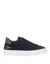 Nevver Woman Sneakers Black Size 6 Soft Leather In Black