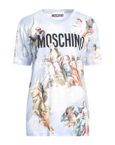 Moschino Woman T-shirt Light Purple Size L Cotton