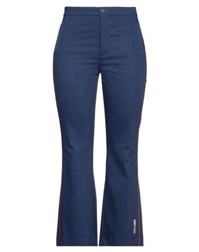 Martine Rose Woman Pants Blue Size L Polyamide, Cotton, Elastane