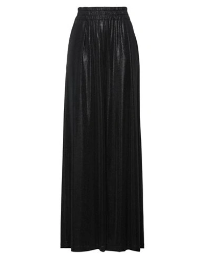 Suoli Woman Pants Black Size 4 Polyamide, Metal, Elastane