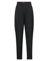 AERON AERON WOMAN PANTS BLACK SIZE 8 POLYESTER, VISCOSE, ELASTANE