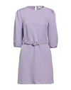 Vicolo Woman Mini Dress Mauve Size S Polyester, Elastane In Purple