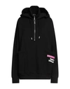 Dsquared2 Woman Sweatshirt Black Size M Cotton In Black