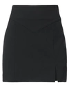 Aniye By Woman Mini Skirt Black Size 8 Polyester, Elastane