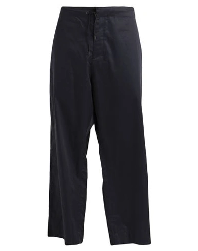 Oamc Man Pants Midnight Blue Size 34 Cotton, Polyurethane