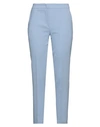 Sartoria 74 Woman Pants Sky Blue Size 10 Polyester